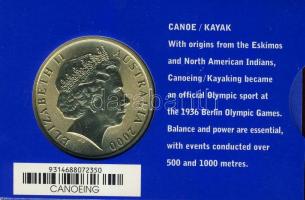 Ausztrália 2000. 5$ "Kenu, kajak" díszkiadásban, tanúsítvánnyal T:BU