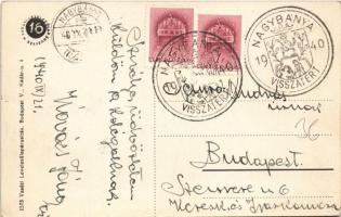 Nagybánya, Baia Mare; Kossuth utca, M. kir. állami elemi iskola. Vasúti levelezőlapárusítás 1573. / ...