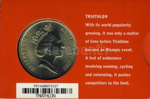 Ausztrália 2000. 5$ "Triatlon" díszkiadásban, tanúsítvánnyal T:BU