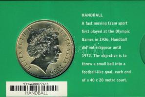 Ausztrália 2000. 5$ "Kézilabda" díszkiadásban, tanúsítvánnyal T:BU