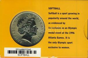 Ausztrália 2000. 5$ "Baseball" díszkiadásban, tanúsítvánnyal T:BU