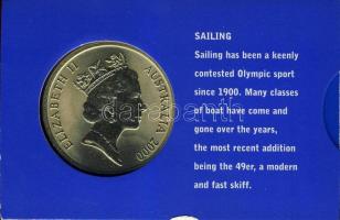 Ausztrália 2000. 5$ "Vitorlázás" díszkiadásban, tanúsítvánnyal T:BU