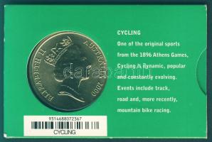 Ausztrália 2000. 5$ "Bírkózás" díszkiadásban, tanúsítvánnyal T:BU