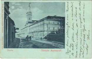 1901 Szatmárnémeti, Szatmár, Satu Mare; Zárda. Reizer János kiadása / monastery