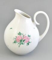 Rosenthal virágmintás porcelán boros kancsó, jelzett, matricás, m: 18 cm