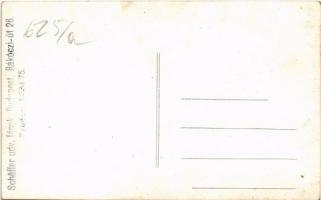 Első világháborús magyar katonák falusiakkal, kártyajáték. Schäffer / WWI K.u.k. military, soldiers ...