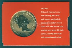 Ausztrália 2000. 5$ "Jégkorong" díszkiadásban, tanúsítvánnyal T:BU