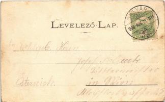 1906 Sasvár, Mária Sasvár, Maria-Schlossberg, Sastín (Sasvár-Morvaőr, Sastín-Stráze); látkép. Emánue...