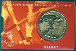 Ausztrália 2000. 5$ "Jégkorong" díszkiadásban, tanúsítvánnyal T:BU