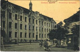 1910 Zilah, Zalau; Wesselényi kollégium. W.L. 2315. / Calvinist boarding school (EB)