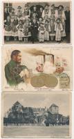 28 db főleg RÉGI képeslap vegyes minőségben: történelmi magyar városok és motívumok / 28 mostly pre-...