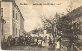 1916 Alsójára, Iara de Jos, Iara; Járásbíróság, szolgabíróság és kaszinó / street view, court, casino (fl)