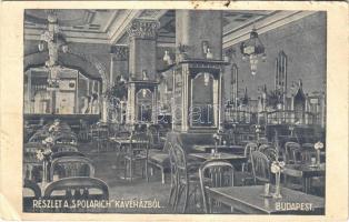 1925 Budapest VIII. Spolarich Nagy Kávéház, belső. József körút 37-39. (EB)