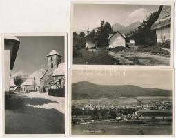 35 db RÉGI képeslap vegyes minőségben: történelmi magyar és külföldi városok, motívumok / 35 pre-194...