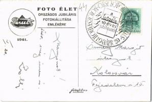 Kolozsvár, Cluj; Az Ön filmje Perutz Film! Mátyás király szobor. Foto Élet Országos Jubiláris Fotoki...