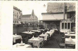 Kolozsvár, Cluj; Darvas vendéglő, terasz / restaurant, terrace. photo (EK)