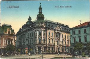 1912 Kolozsvár, Cluj; New York szálloda, üzletek. Lepage Lajos kiadása / hotel, shops
