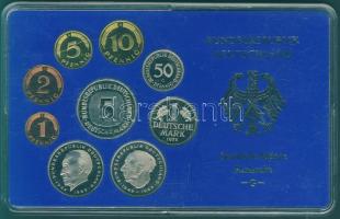 NSZK 1975G 1Pf-5M 9klf db, benne 2klf 2M, szettben T:PP