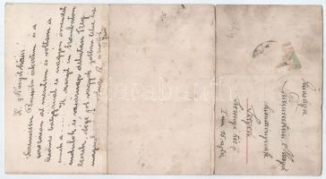 Brassó, Kronstadt, Brasov; 3-részes kihajtható panorámalap / 3-tiled folding panoramacard (hajtásnál...