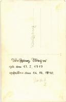 WWII German military officer. F. K. Mauer (Treuburg) photo