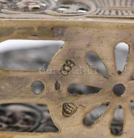 Ezüst (Ag) Szalvétatartó. 1900 körül, jelzett, nettó:105g