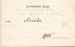 1905 Osztrák-magyar lovas katona / Austro-Hungarian K.u.K. military, cavalryman. Art Nouveau frame. ...