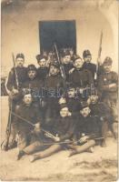 Osztrák-magyar katonák csoportja / Austro-Hungarian K.u.K. military, group of soldiers. photo (EK)