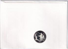 Svájc 1992. "Első svájci szabadság tallér" jelzett Ag emlékérem felbélyegzett borítékban, ...