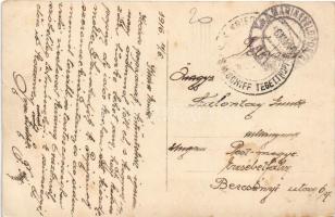 1916 Szene aus dem Gefecht bei Hornsriff am 17. Aug. 1915. An Bord eines deutschen Torpedobootes / W...