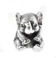 Ezüst(Ag) elefántos charm, Pandora jelzéssel, nettó: 3,67 g