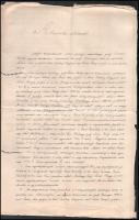 1908 Szegény nyomorék férfiak befogadására alkalmas menház alapítványi oklevél gyergyószárhegyi gróf...