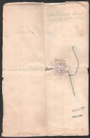 1908 Szegény nyomorék férfiak befogadására alkalmas menház alapítványi oklevél gyergyószárhegyi gróf...