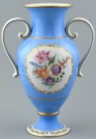 Hollóházi porcelán urna váza. Kézzel festett, jelzett, hibátlan 28 cm