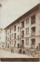 1910 Fiume, Rijeka; street view, house. photo (EB)