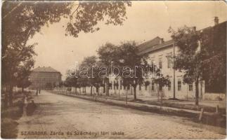 1907 Szabadka, Subotica; Zárda, Széchenyi téri iskola. Krecsi A. Nándor kiadása / monastery, school (EM)