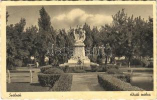 1942 Szolnok, Hősök szobra, emlékmű (EB)