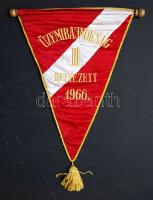 1966 "Üzemibajnokság III. helyezett" zászló