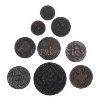Ausztria 1800A 1kr Cu "I. Ferenc" (2x) + 1807A 30kr Cu "I. Ferenc" + 1816A 1kr C...