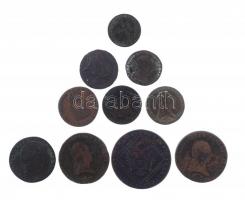 1800S 1kr Cu "I. Ferenc" + 1800S 3kr Cu "I. Ferenc" + 1800S 6kr Cu "I. Fere...