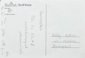 Rosenthal Taurus (bika) horoszkópos porcelán képeslap, Bjorn Wiinblad (1918-2006) által tervezett mi...