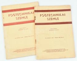 1939-1940 Fogtechnikai Szemle XIX. évf. 5. száma + XX. évf. 4. száma, szerk.: Gerber Alajos