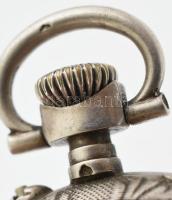 Ezüst(Ag) Chronometre zsebóra, másodpercmutatóval, sérült számlap, jelzett, jár, d: 5 cm, bruttó: 70...