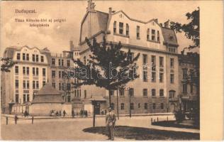 1929 Budapest VIII. Tisza Kálmán téri új polgári leányiskola (II. János Pál pápa tér)