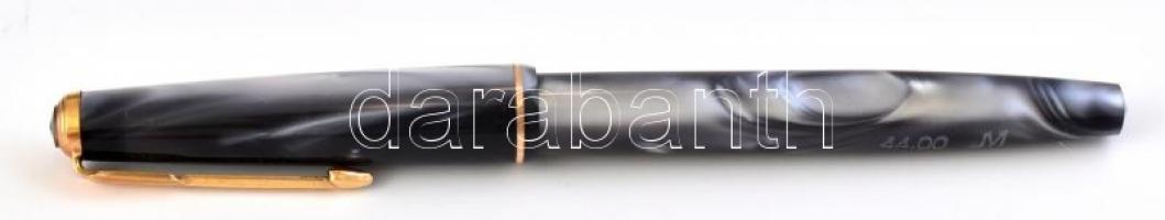 Parker töltőtoll, arany (Au) 18K tollheggyel, jó állapotban, h: 12,5 cm