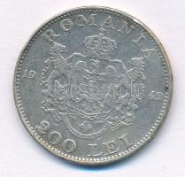 Románia 1942. 200L Ag "I. Mihály" T:2-,3 Romania 1942. 200 Lei Ag "Mihai I" C:VF...