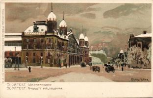 Budapest VI. Nyugati pályaudvar Litho s: Raoul Frank