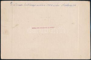 1924 Berettyóújfalu, Esze Tamás laktanya asvatása, tábornokok, tisztek, csendőrök, kartonra ragasztv...