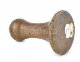 Bőrsimító, bronz, m: 10 cm