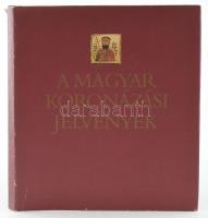 Kovács Éva, Lovag Zsuzsa: A magyar koronázási jelvények. Bp., 1980, Corvina. Egészoldalas, színes fotókkal, gazdag képanyaggal illusztrálva. Kiadói aranyozott, kartonált papírkötés, kissé sérült kiadói papír védőborítóban.