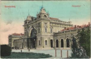 1912 Szombathely, pályaudvar, vasútállomás